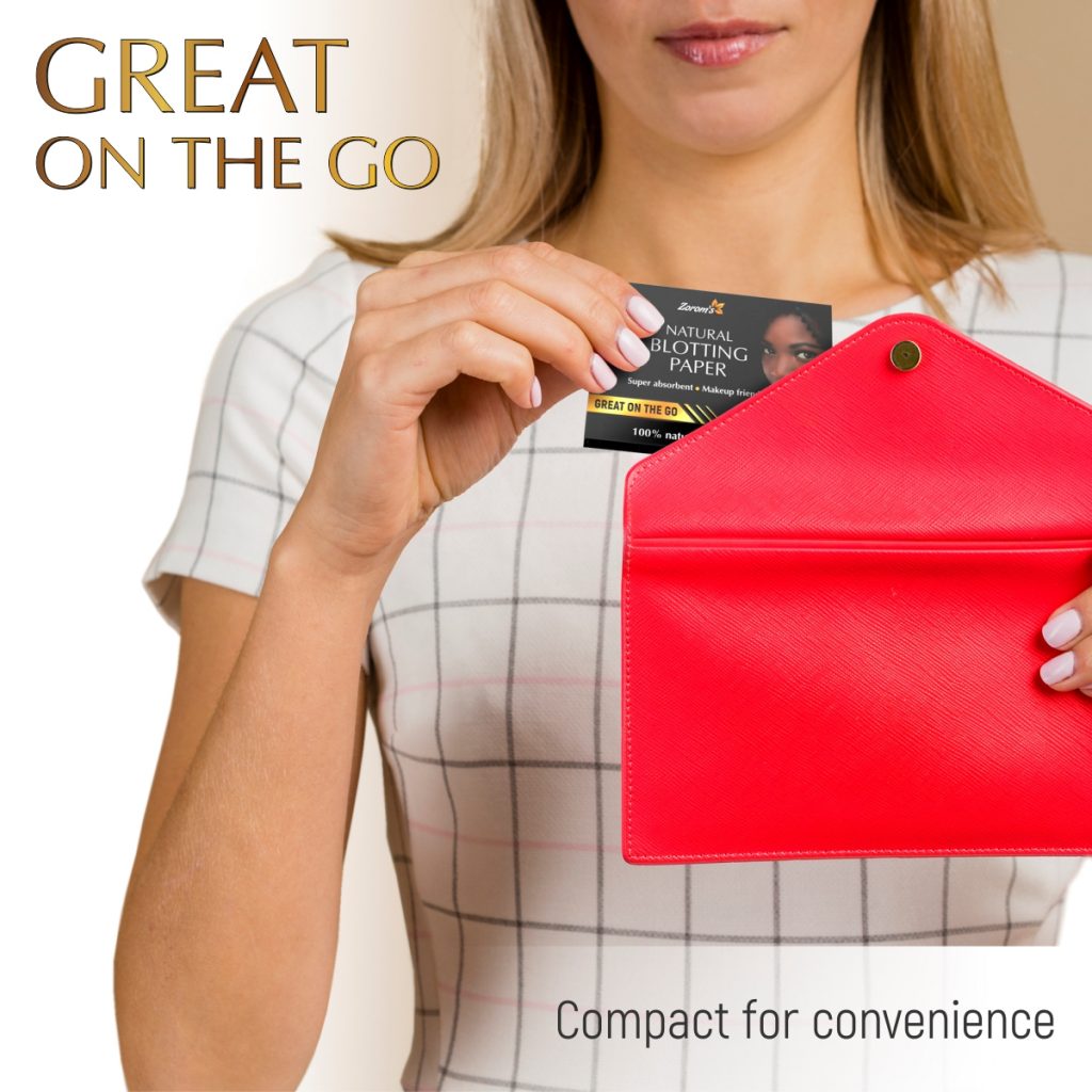 Natural Bamboo Charcoal Blotting Paper 100 XXL Super